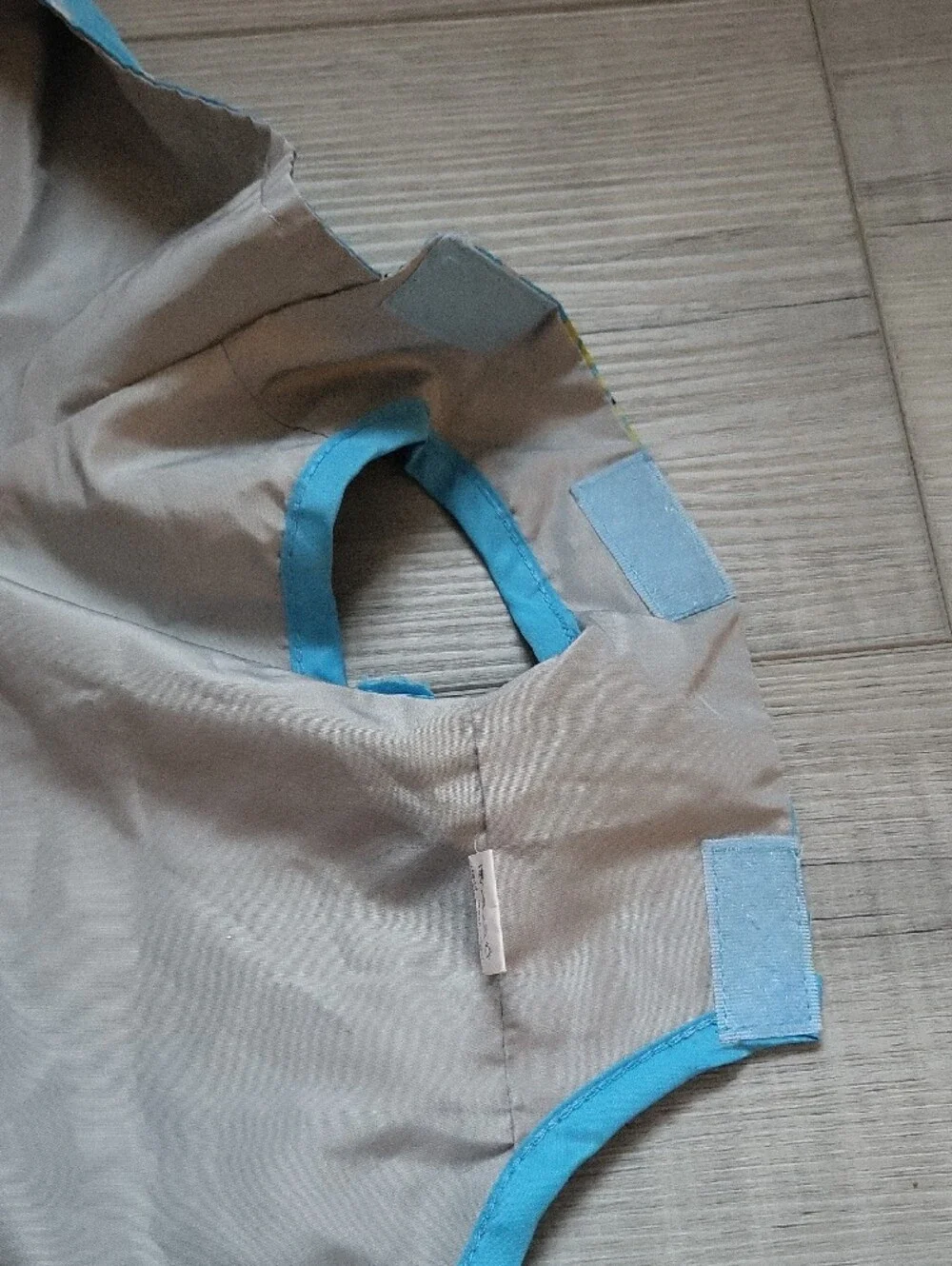 Dog Blue And Yellow Rain Poncho